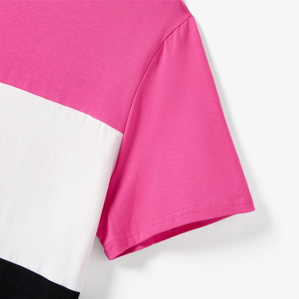Family Matching Color block T-shirts