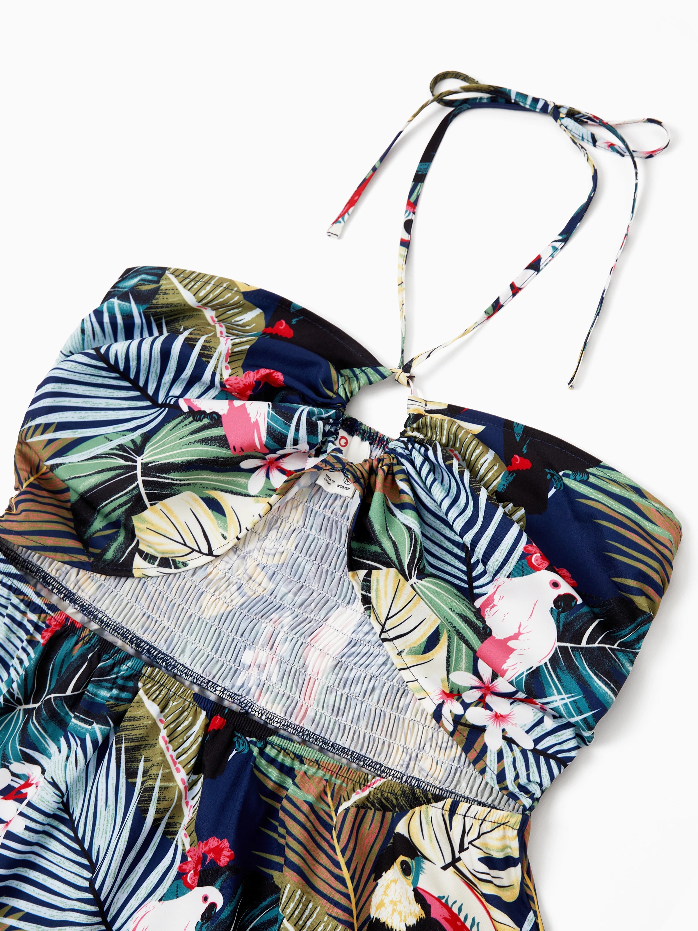 Couples Matching Hawaiian Set With Tropical Print