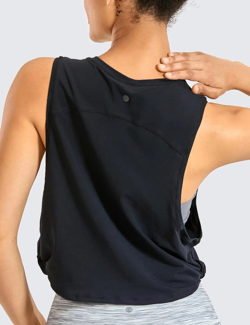 Womenn's Workout Sport Athletic Yoga Running Gym Loose Crop Sleeveless Shirts