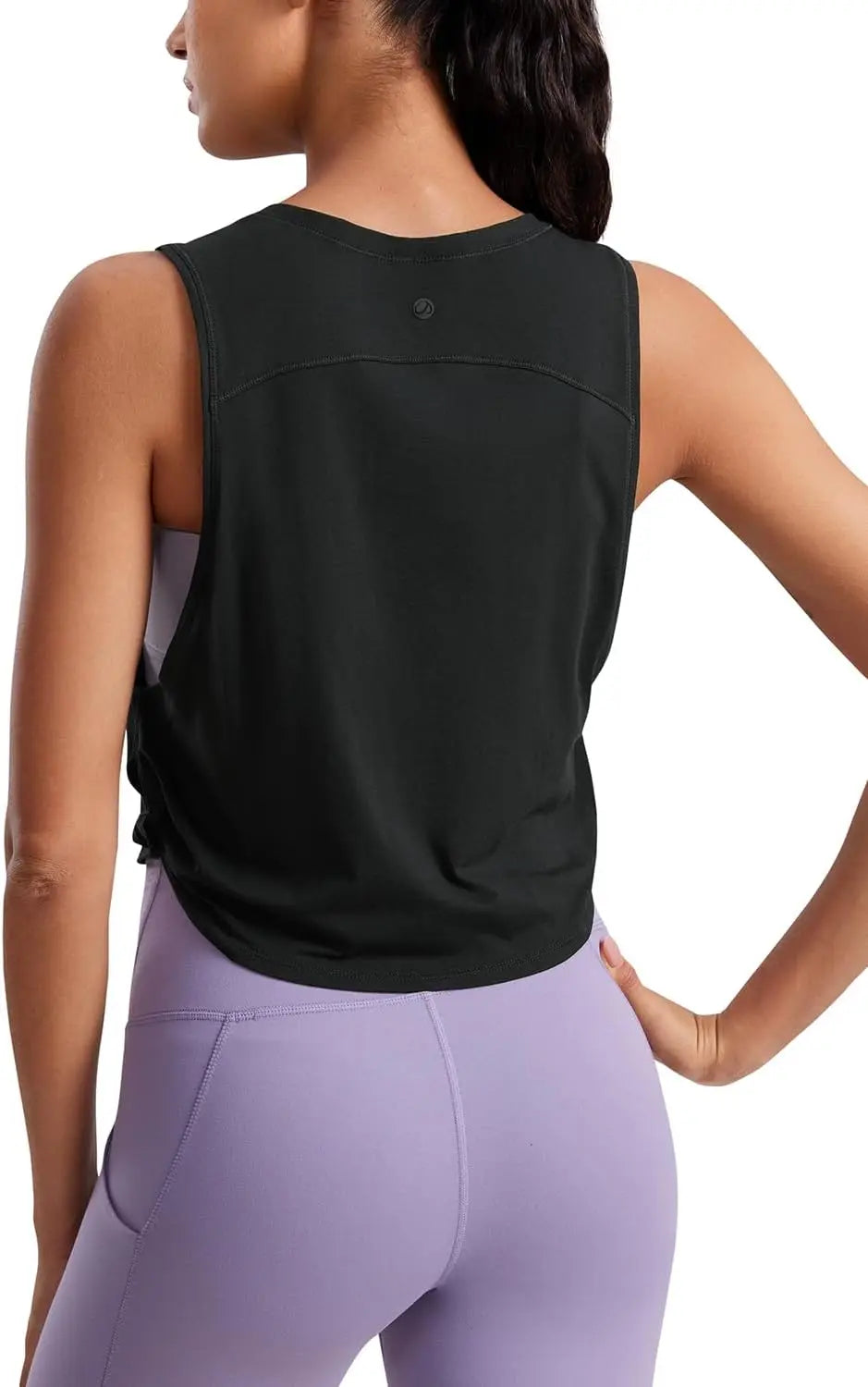 Womenn's Workout Sport Athletic Yoga Running Gym Loose Crop Sleeveless Shirts