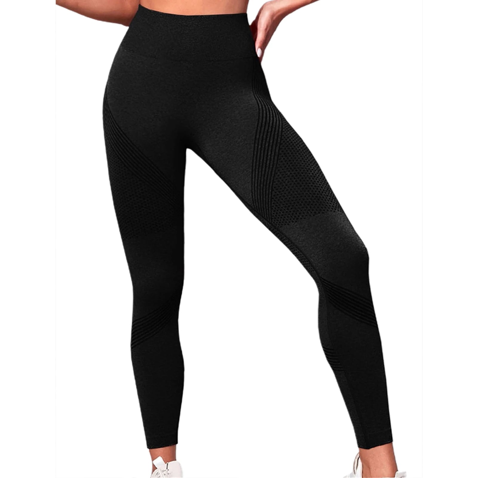 Women's Compression Leggings with Butt Lift, Tummy Control, and Stretchy Contour Design