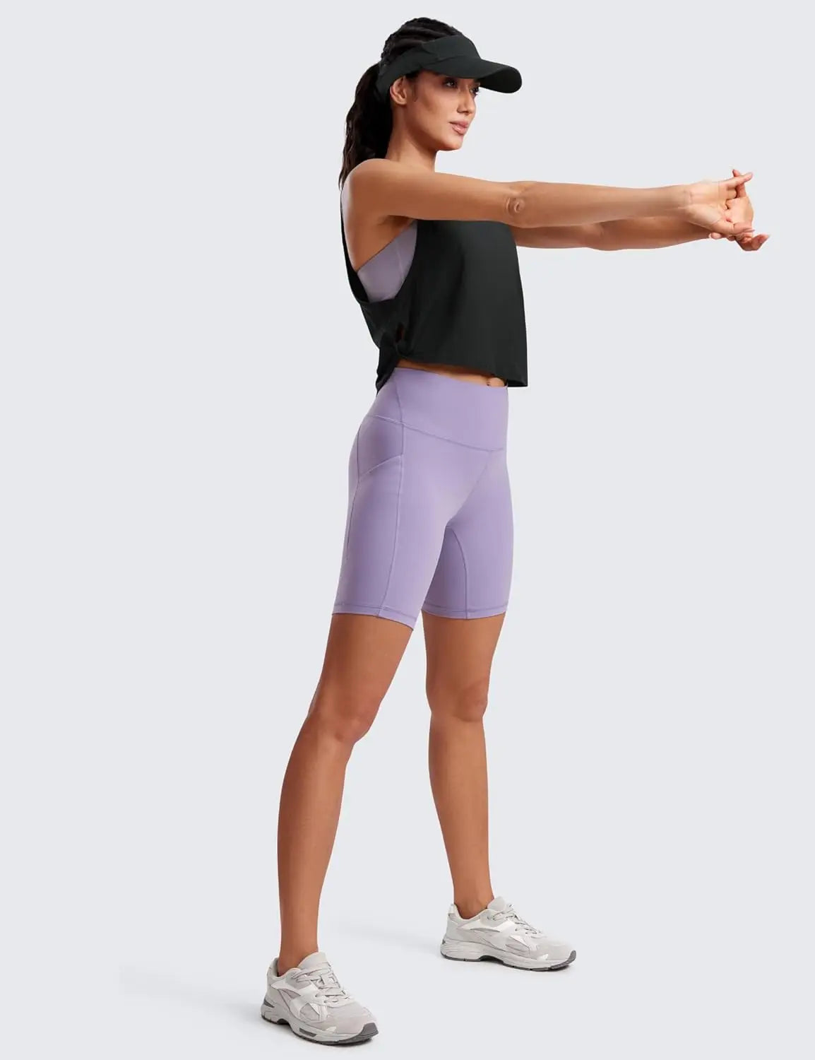 Womenn's Workout Sport Athletic Yoga Running Gym Loose Crop Sleeveless Shirts