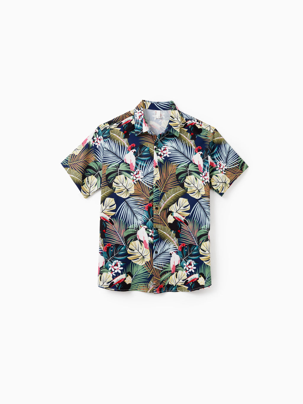 Couples Matching Hawaiian Set With Tropical Print