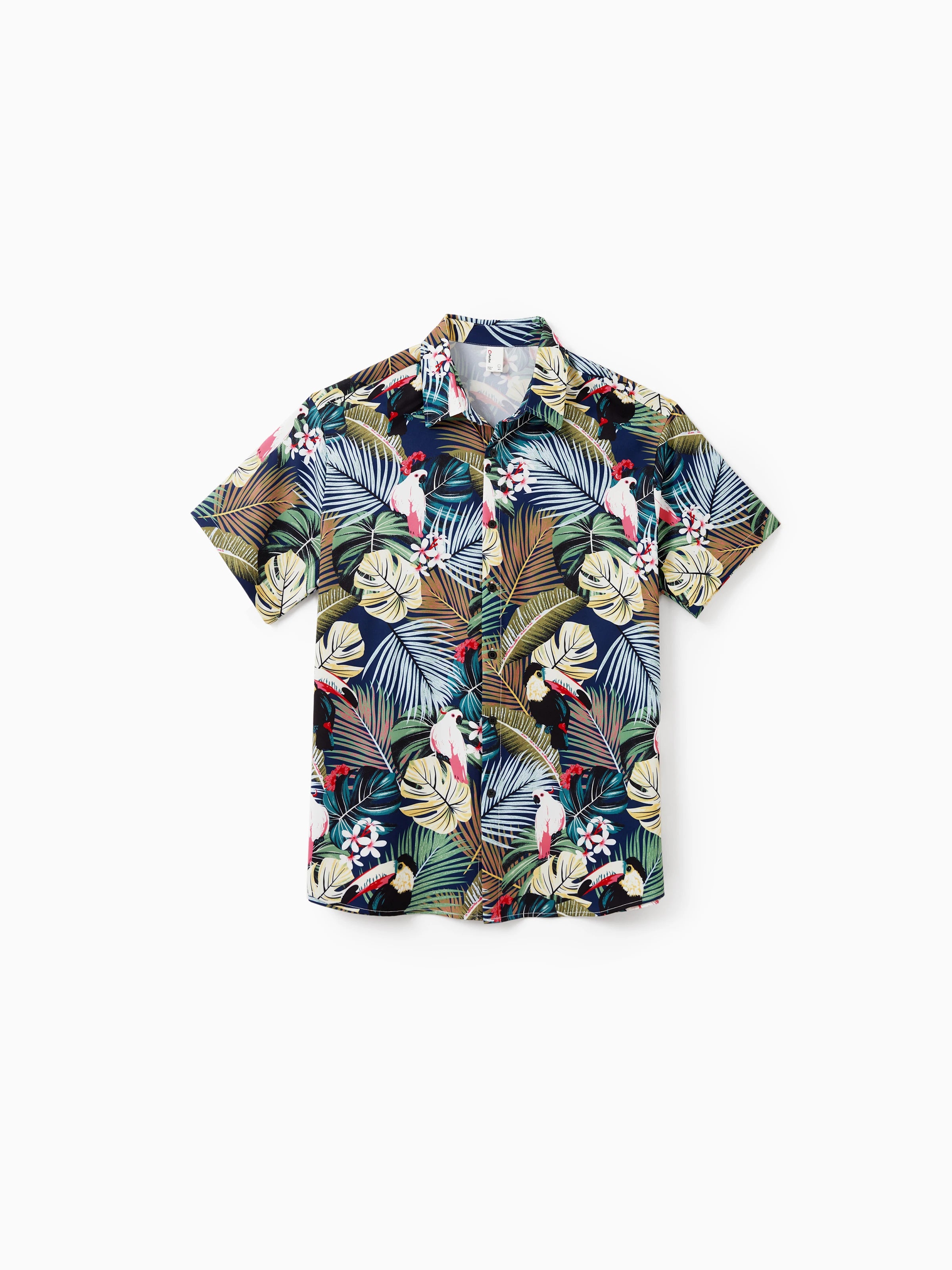 Couples Matching Hawaiian Set With Tropical Print