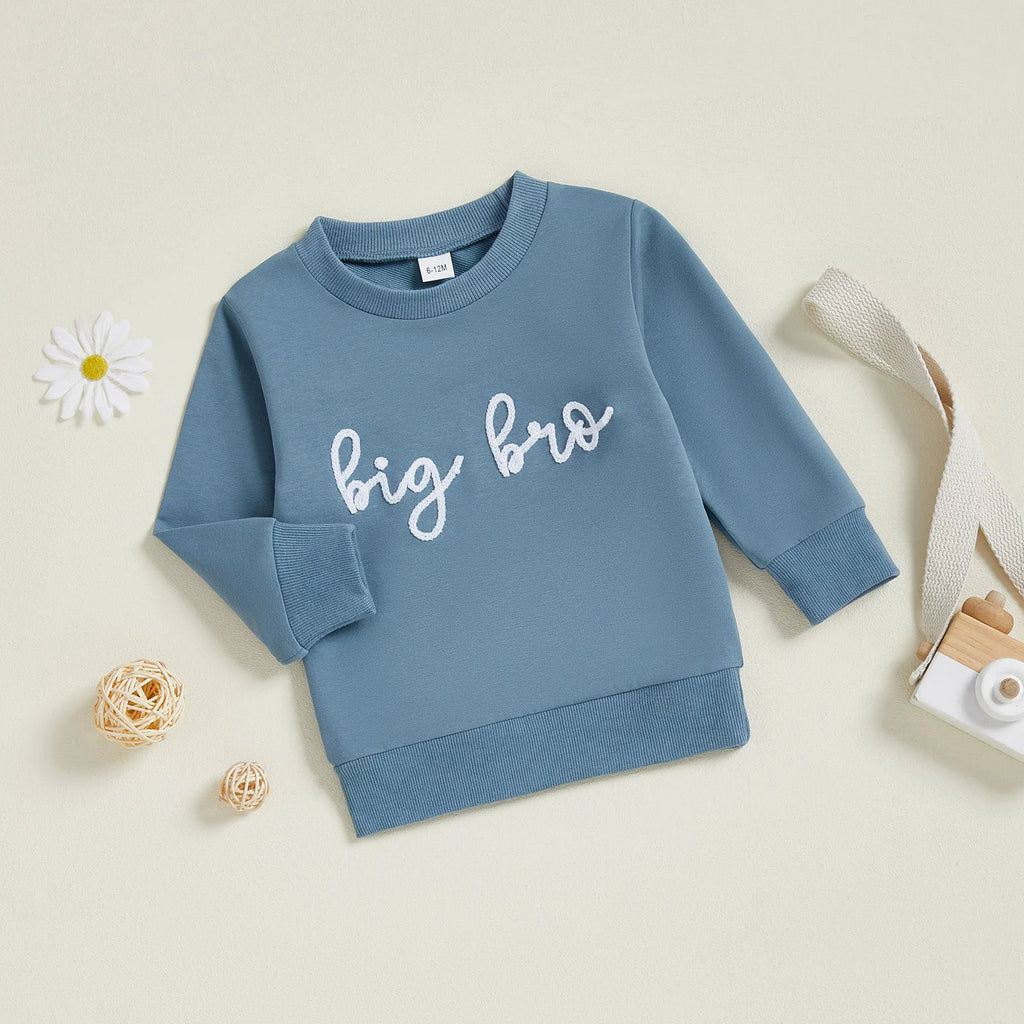 Baby Boy Long Sleeve Brothers Matching Outfits