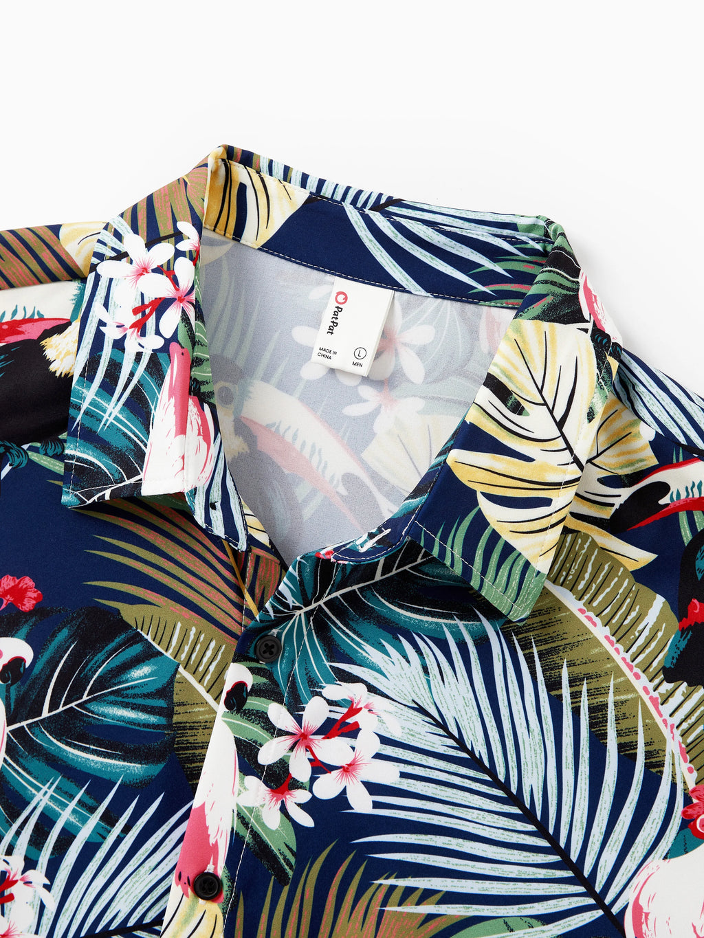 Couples Matching Hawaiian Set With Tropical Print